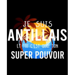 Tasse noire “Antillais – Super Pouvoir”